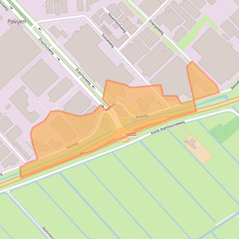 Kaart van postcodegebied 4104AV.