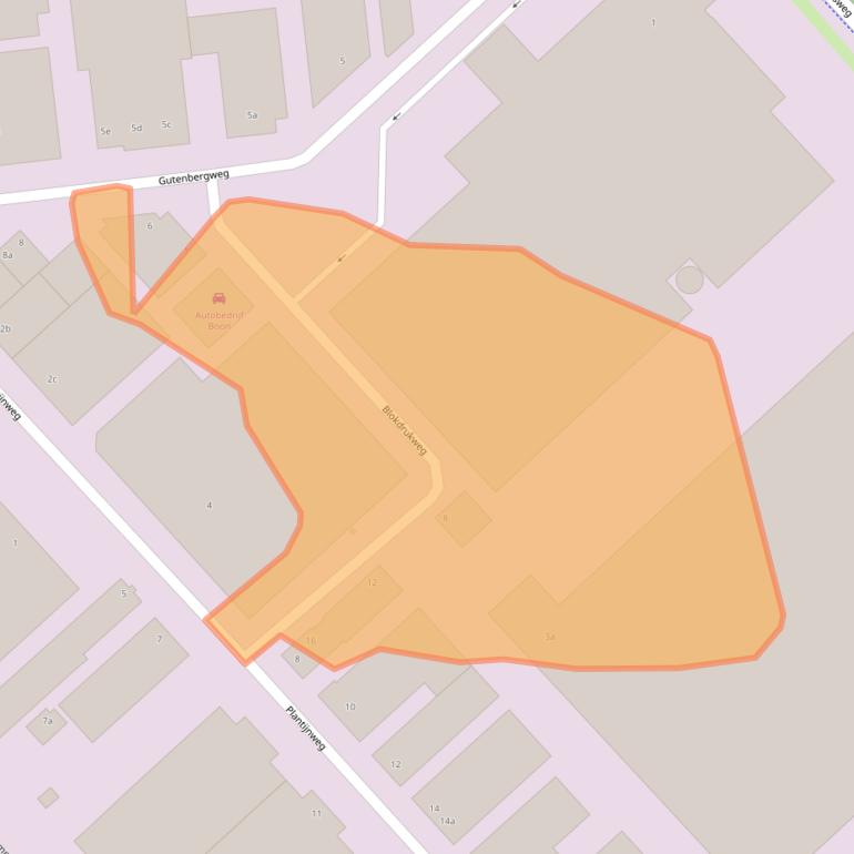 Kaart van postcodegebied 4104BD.