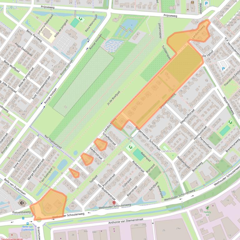 Kaart van postcodegebied 4105DP.