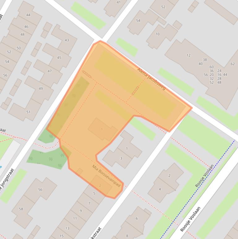 Kaart van postcodegebied 4105EV.