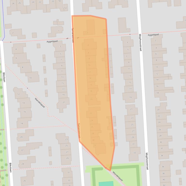 Kaart van postcodegebied 4105GD.