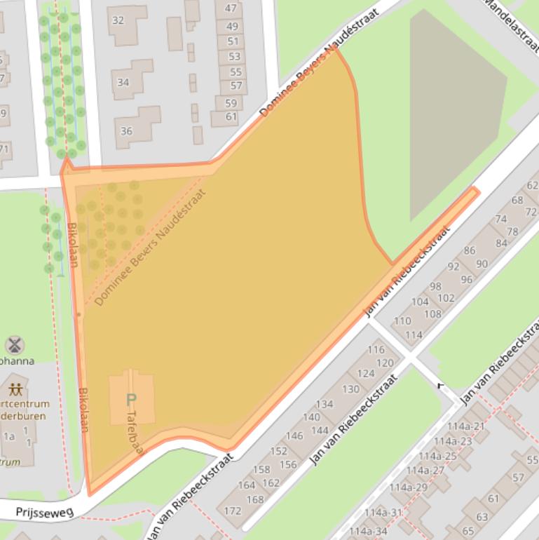 Kaart van postcodegebied 4105GK.