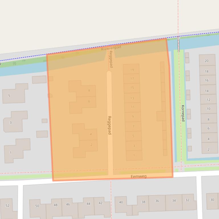 Kaart van postcodegebied 4105GV.