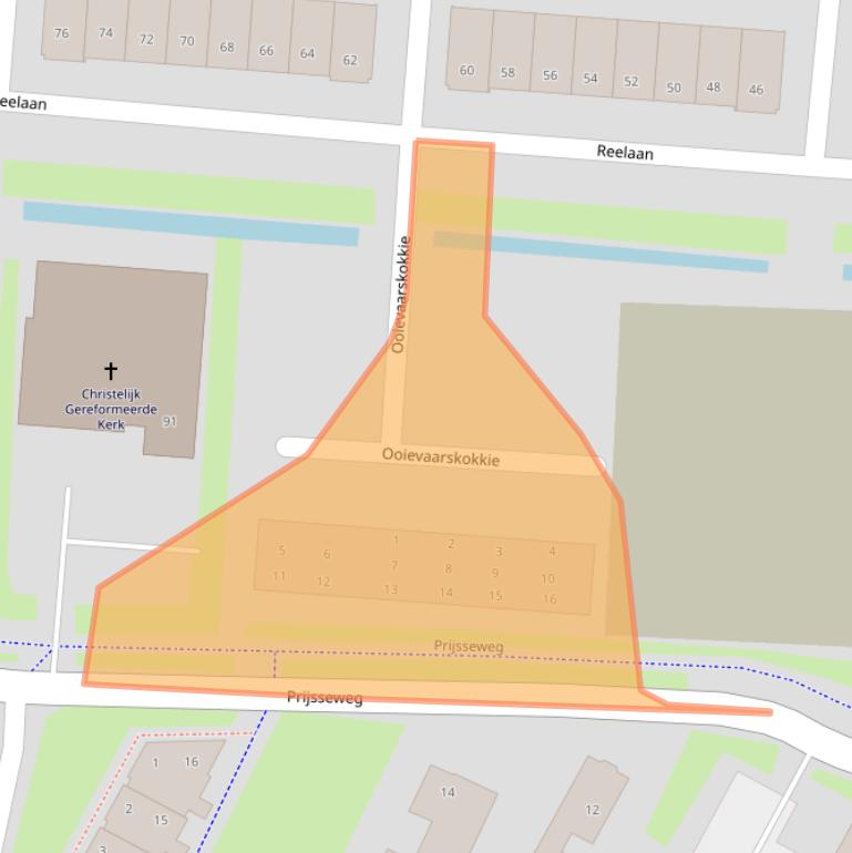 Kaart van postcodegebied 4105LK.