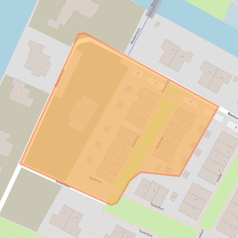 Kaart van postcodegebied 4106CE.