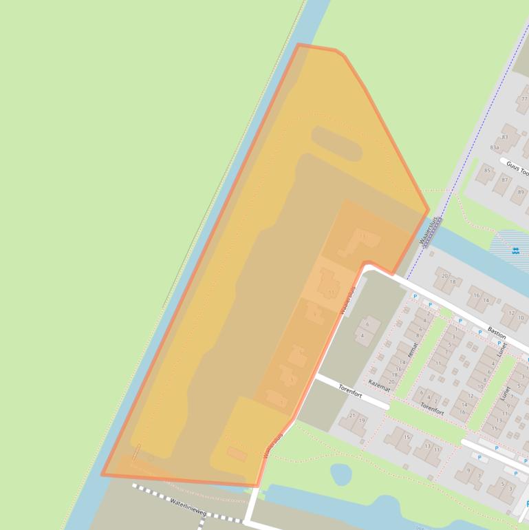 Kaart van postcodegebied 4106CG.