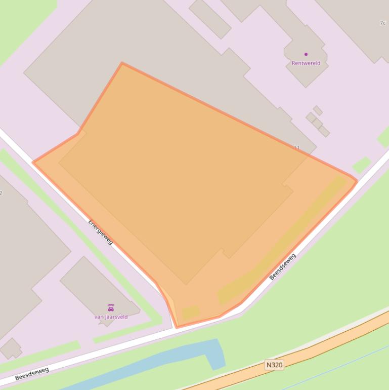 Kaart van postcodegebied 4107LV.