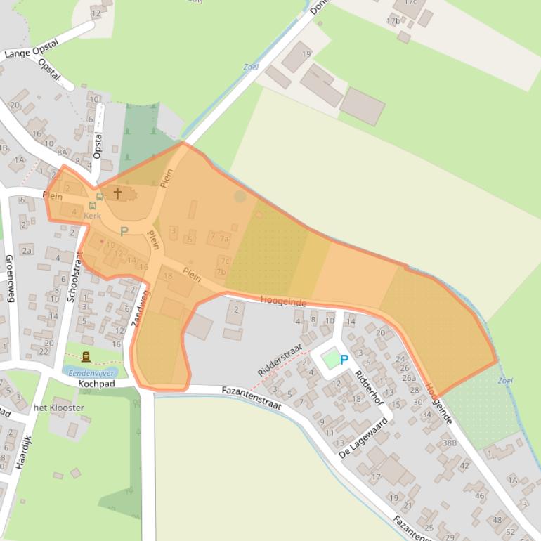 Kaart van postcodegebied 4111KV.