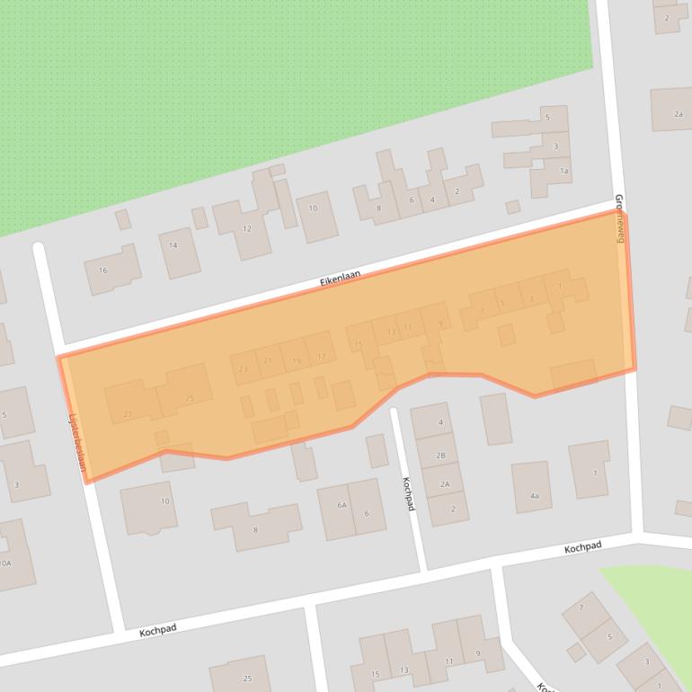 Kaart van postcodegebied 4111LA.