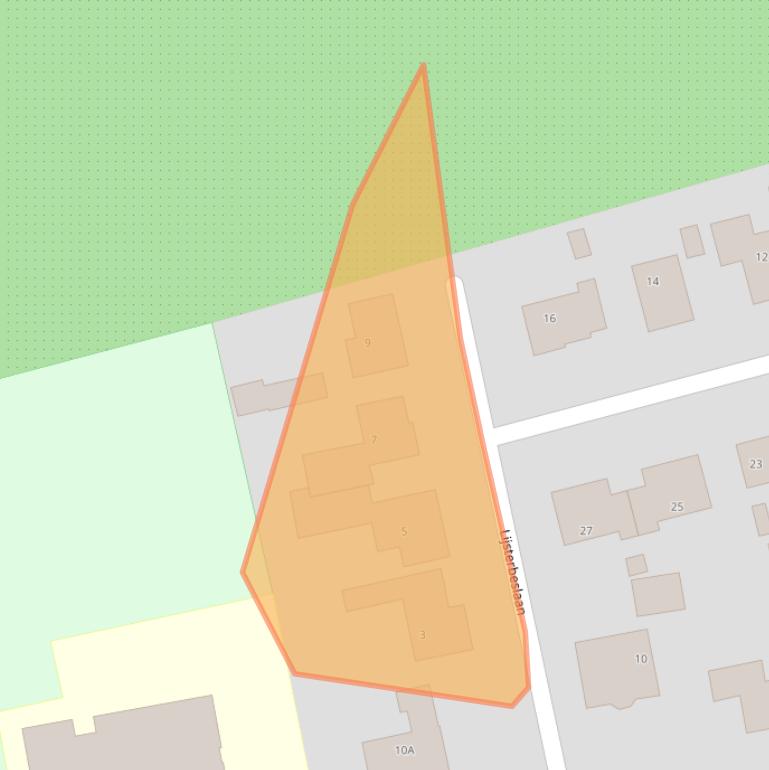 Kaart van postcodegebied 4111LC.