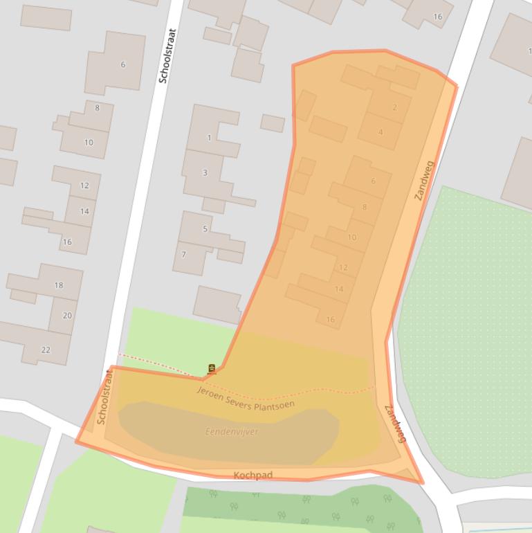 Kaart van postcodegebied 4111LH.