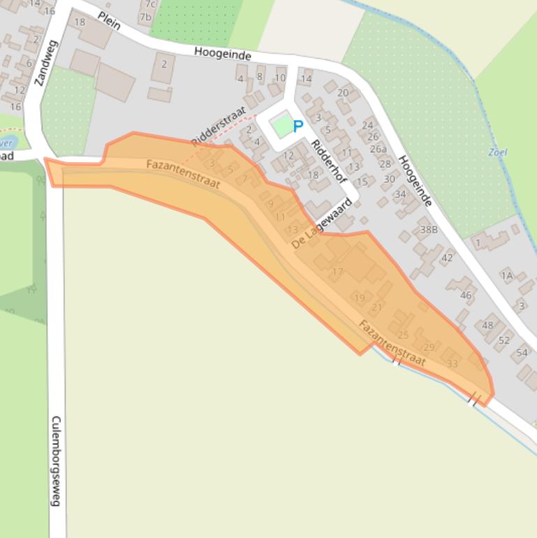 Kaart van postcodegebied 4111LJ.