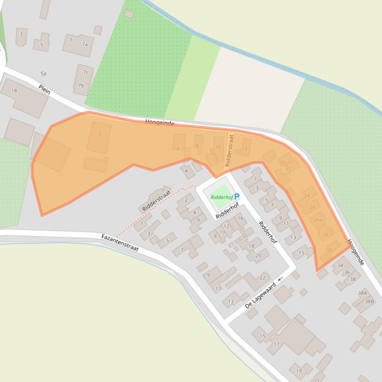 Kaart van postcodegebied 4111LL.