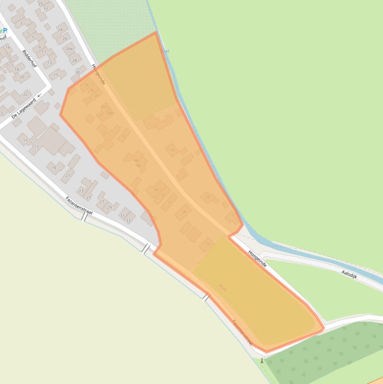 Kaart van postcodegebied 4111LM.