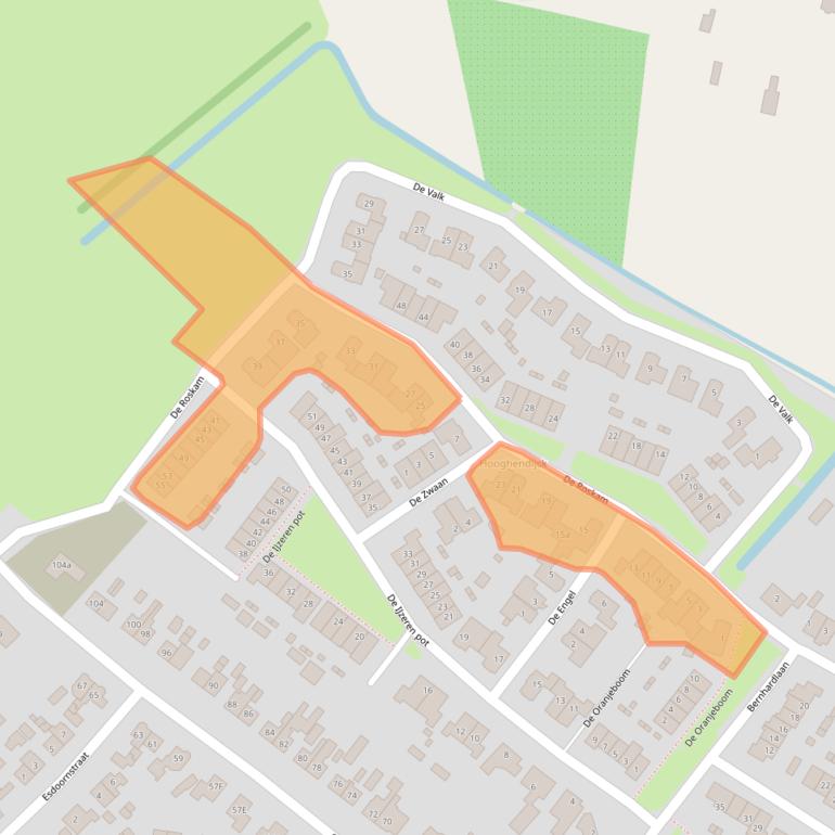 Kaart van postcodegebied 4112HB.