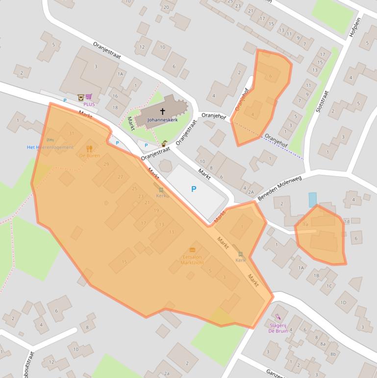 Kaart van postcodegebied 4112JR.
