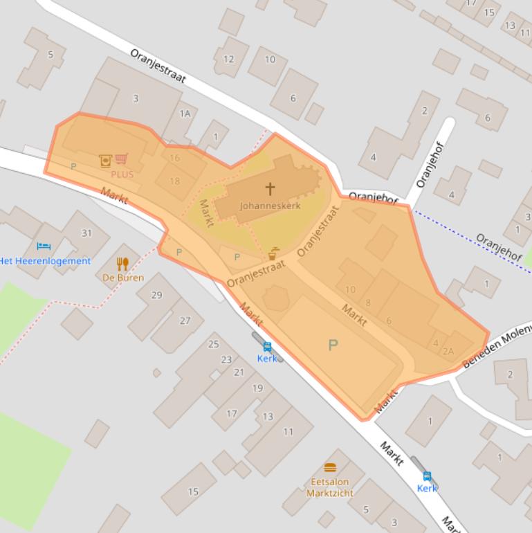 Kaart van postcodegebied 4112JS.