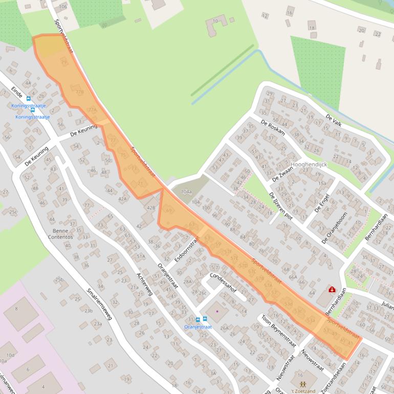 Kaart van postcodegebied 4112KK.