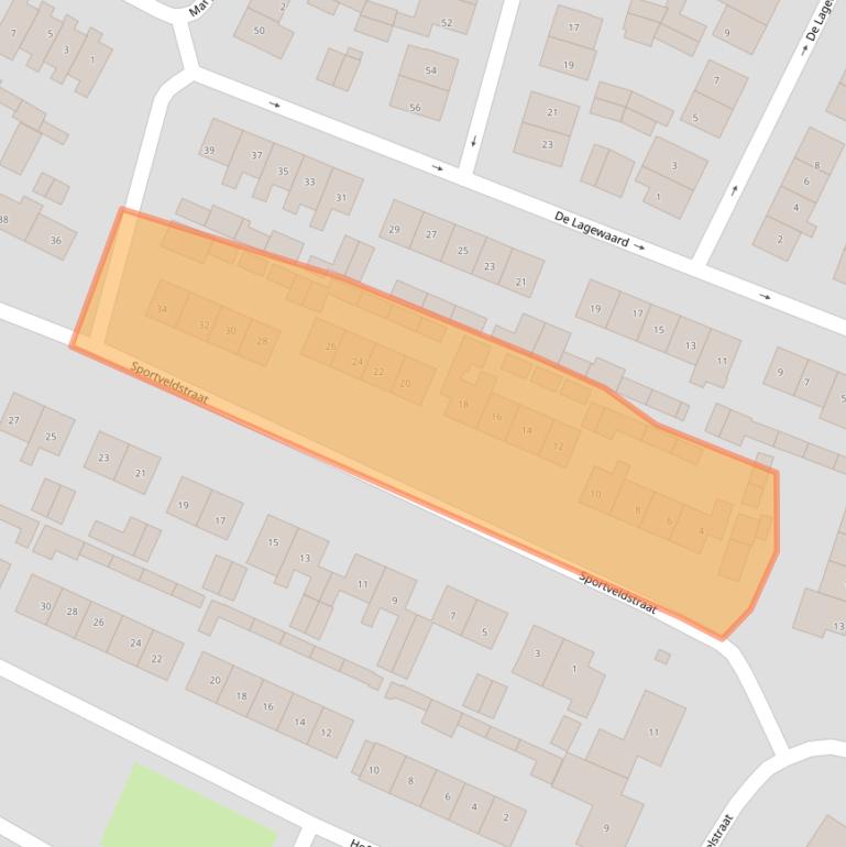 Kaart van postcodegebied 4112KL.