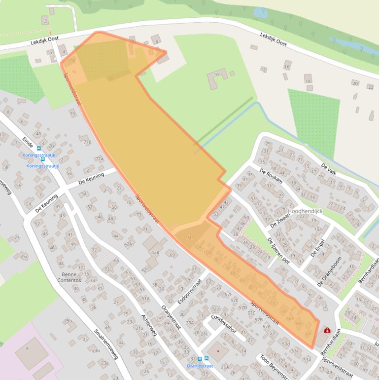 Kaart van postcodegebied 4112KN.