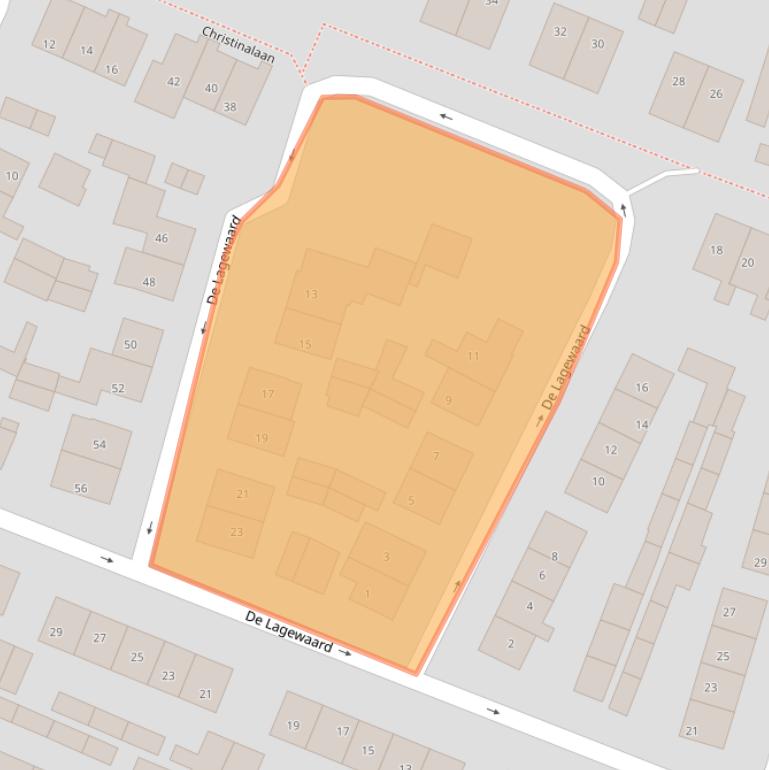 Kaart van postcodegebied 4112KT.