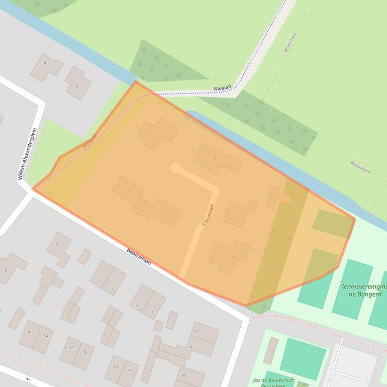 Kaart van postcodegebied 4112KX.
