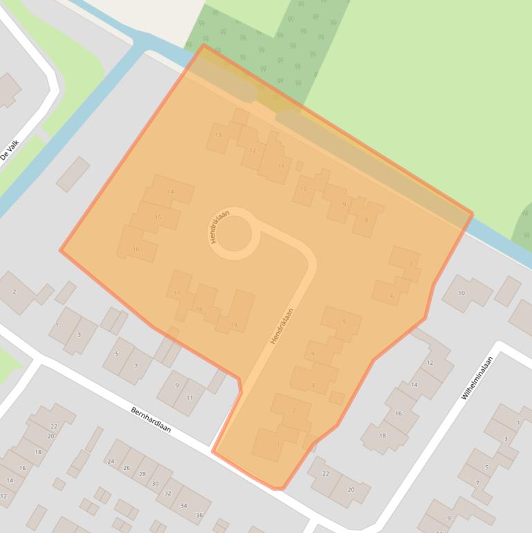 Kaart van postcodegebied 4112KZ.