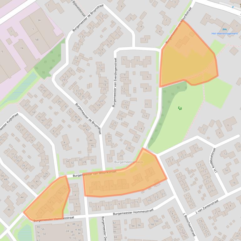 Kaart van postcodegebied 4112LA.