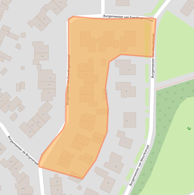 Kaart van postcodegebied 4112LE.