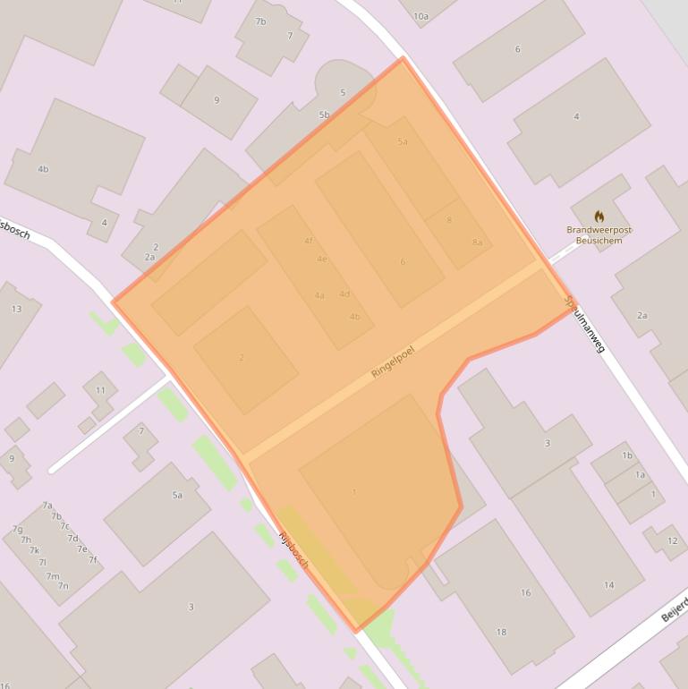 Kaart van postcodegebied 4112MA.