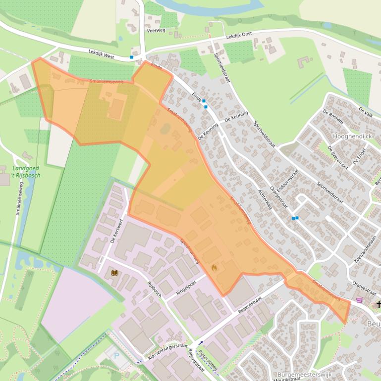 Kaart van postcodegebied 4112NA.