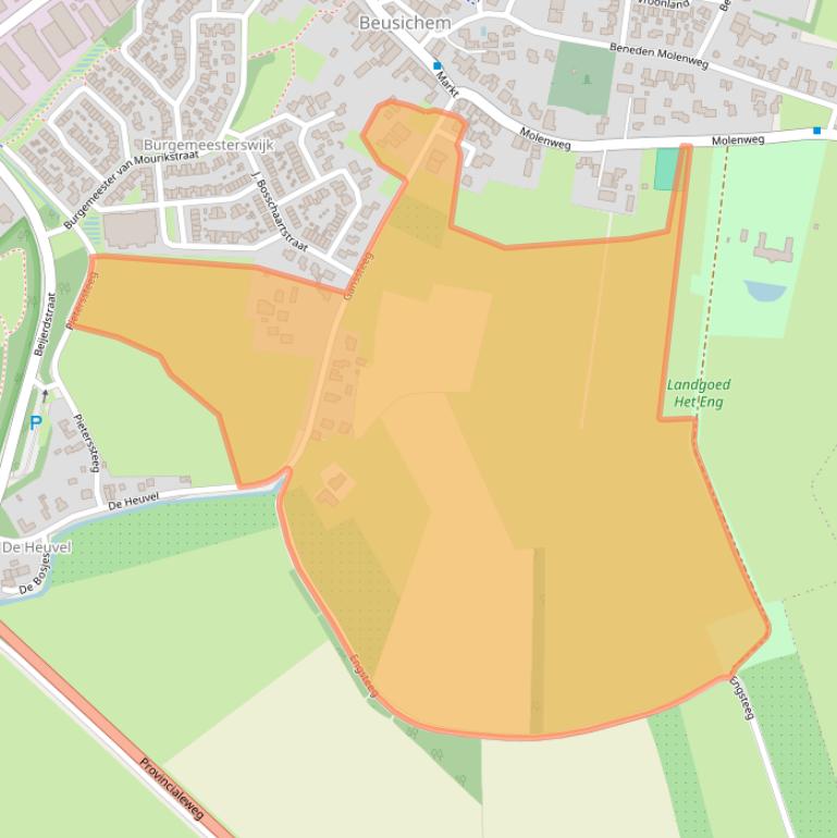 Kaart van postcodegebied 4112NN.