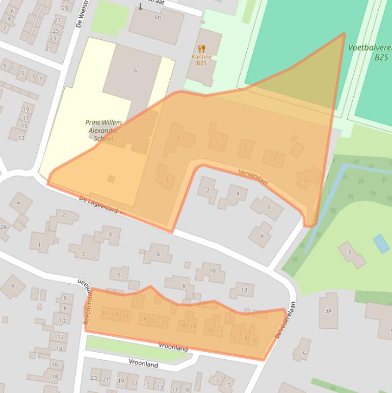 Kaart van postcodegebied 4112NW.