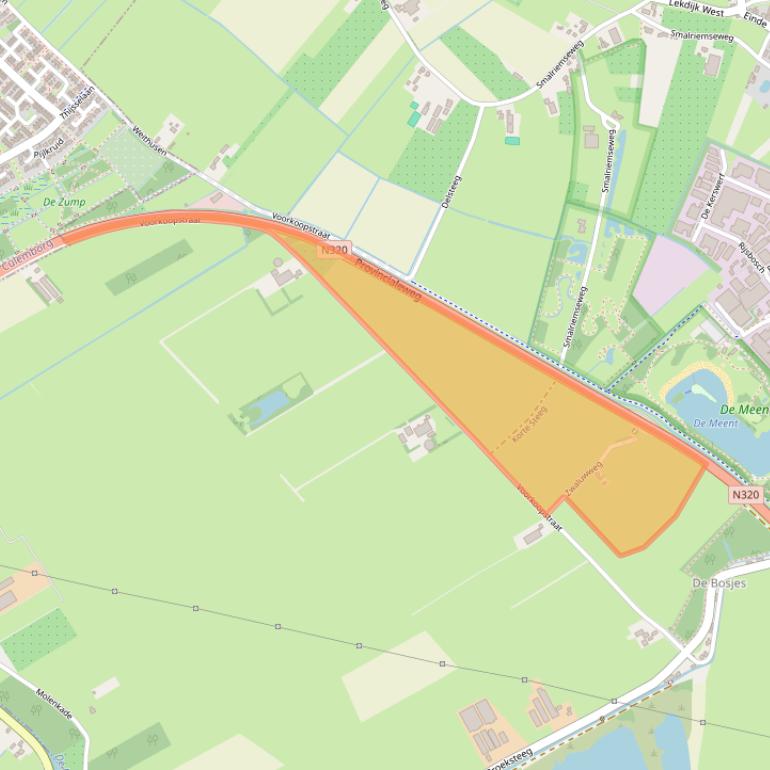 Kaart van postcodegebied 4112PK.