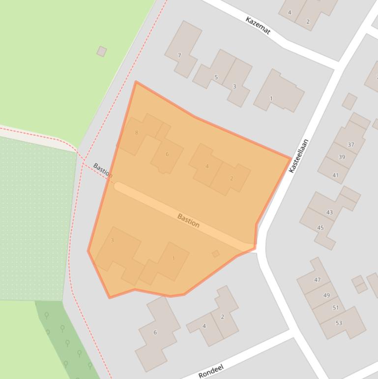 Kaart van postcodegebied 4116DR.