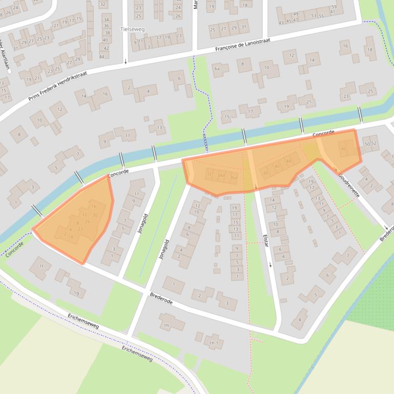 Kaart van postcodegebied 4116HB.