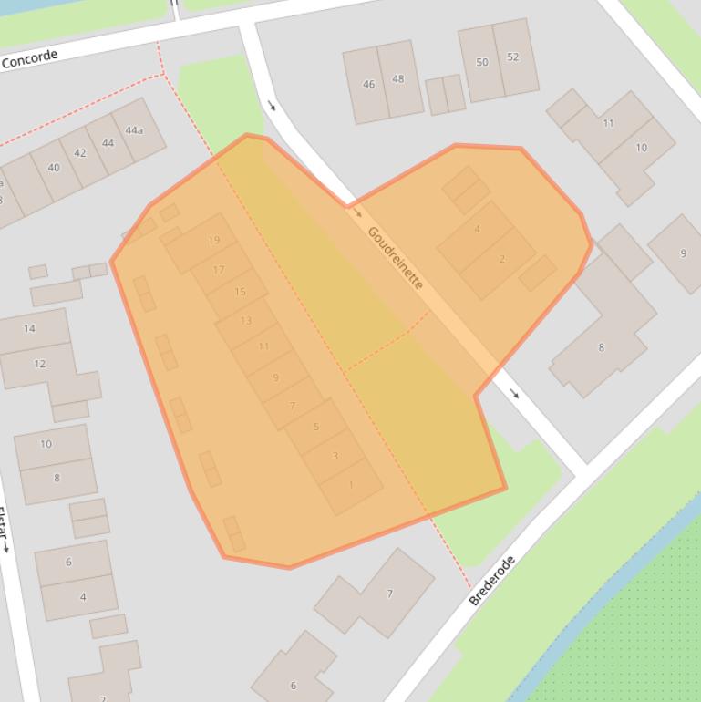 Kaart van postcodegebied 4116HG.