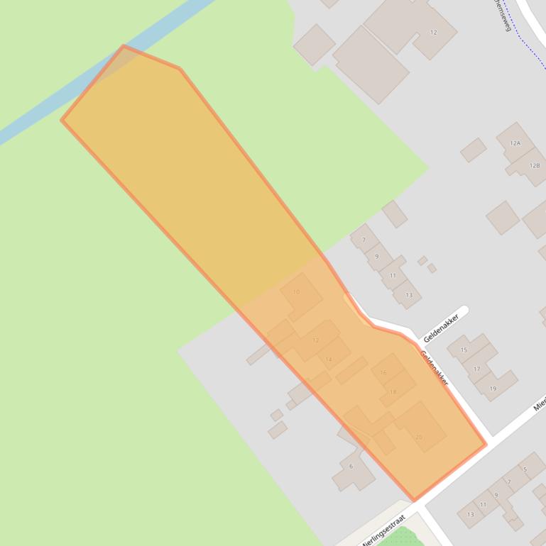 Kaart van postcodegebied 4117GE.