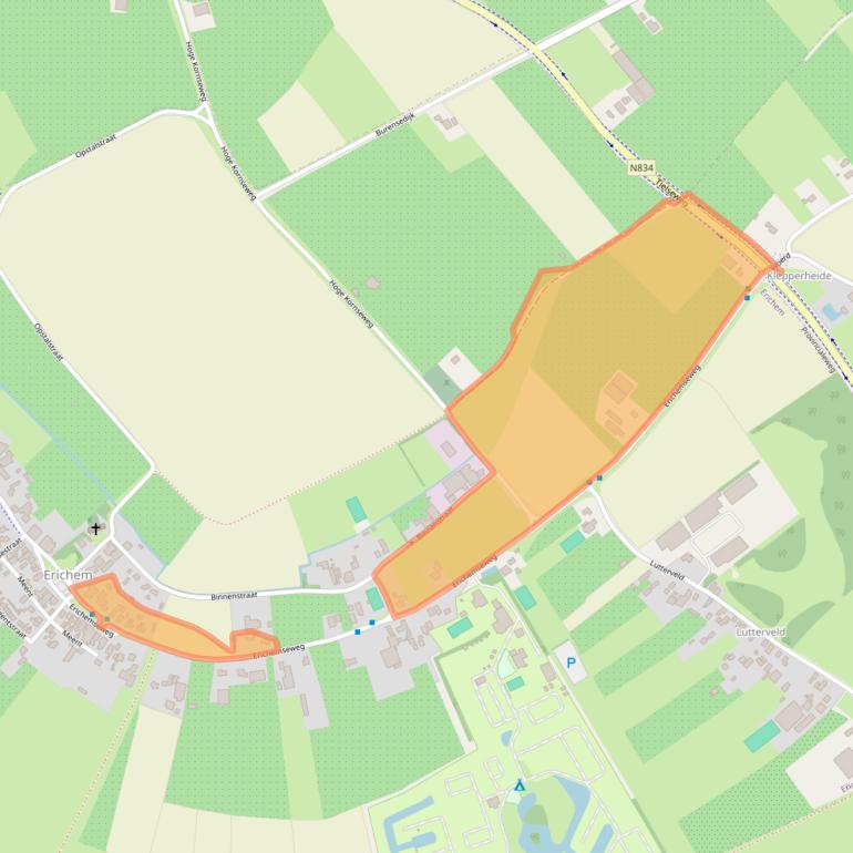 Kaart van postcodegebied 4117GH.