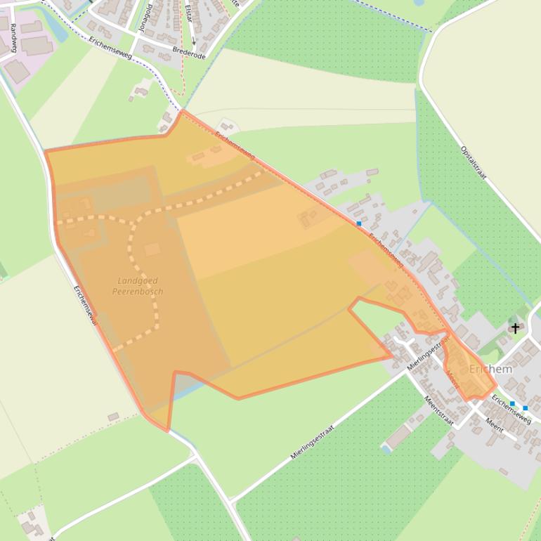 Kaart van postcodegebied 4117GJ.