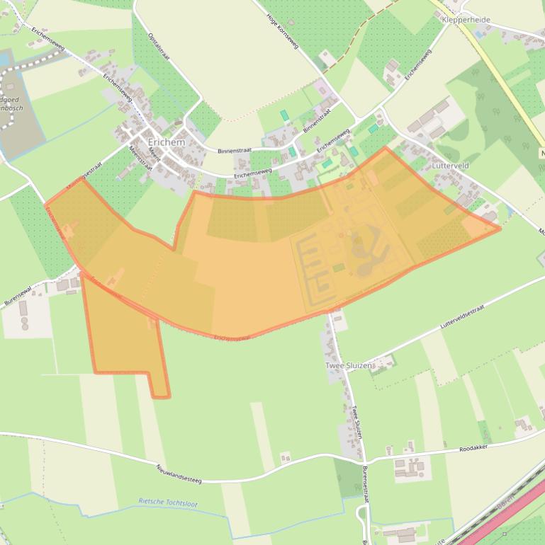 Kaart van postcodegebied 4117GW.