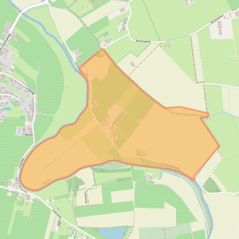 Kaart van postcodegebied 4117GX.