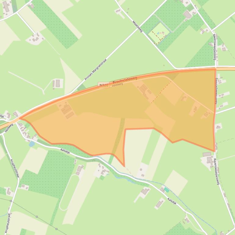 Kaart van postcodegebied 4119LK.