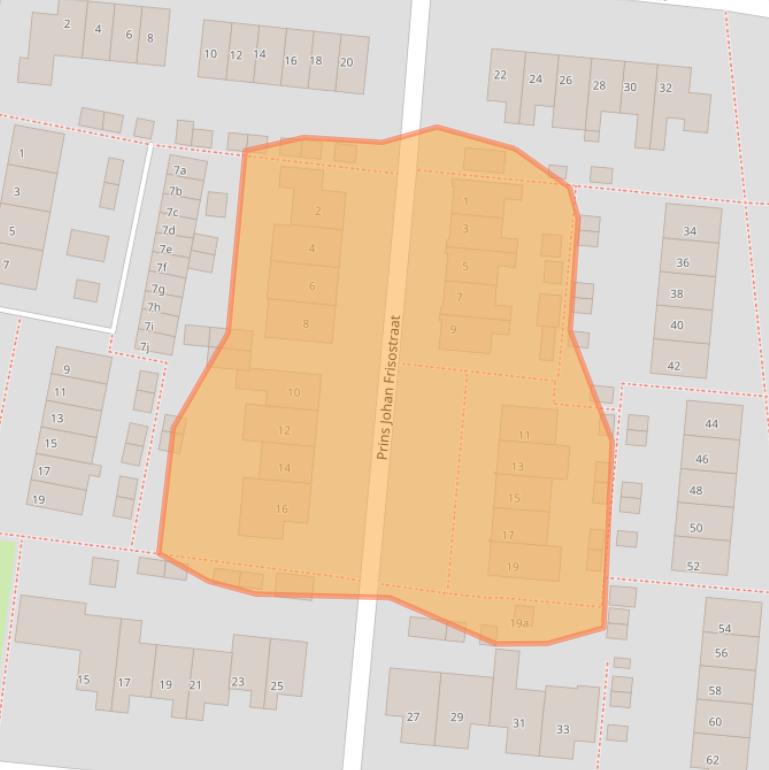 Kaart van postcodegebied 4121EX.
