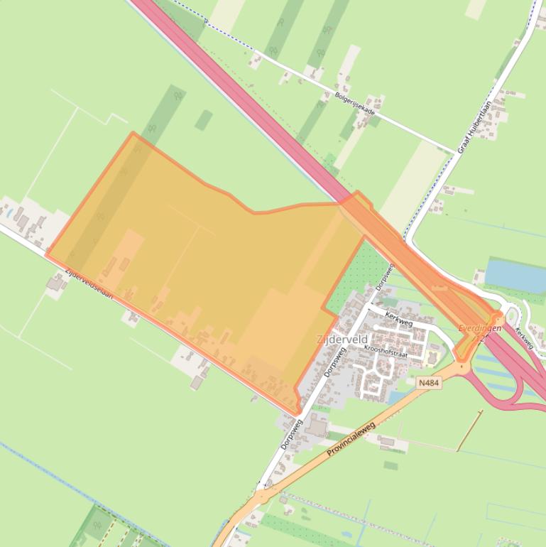 Kaart van postcodegebied 4122GP.