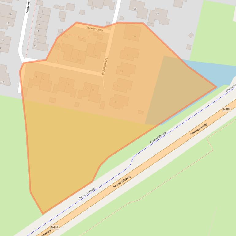 Kaart van postcodegebied 4122GW.