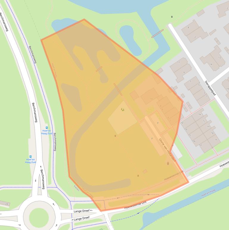 Kaart van postcodegebied 4125RB.