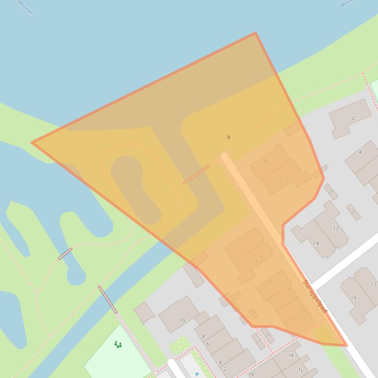 Kaart van postcodegebied 4125RC.