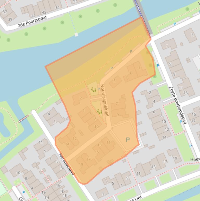 Kaart van postcodegebied 4125RD.