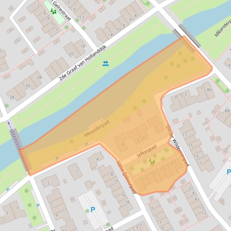 Kaart van postcodegebied 4125RL.